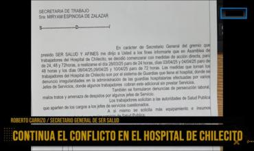 Se agrava el conflicto en el hospital de Chilecito: trabajadores realizarán paros de 24, 48 y 72 horas