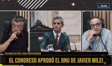 Martín Menem  en exclusiva con  Fénix: "La aprobación del DNU en Diputados fortalece la estabilidad económica del país"