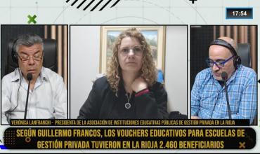 Verónica Lanfranchi, representante de escuelas privadas, en Fenix: “Ninguna institución de nuestra asociación cumple con los requisitos para acceder al voucher”