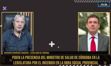 Gregorio Hernández Maqueda, legislador de Córdoba, en Fenix: “El incendio en Apross fue para tapar pruebas de corrupción”