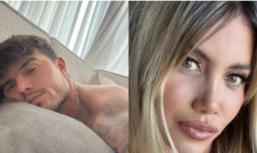 "Si sos real, te espero": el futbolista que vuelve loca a Wanda Nara viajó para Argentina