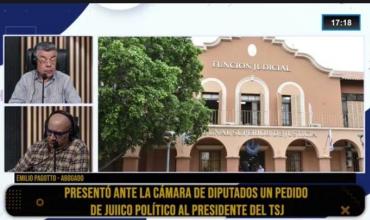  ¡¡¡ Gravisima denuncia!!! El abogado, Emilio Pagotto pidió el juicio político contra el Juez Claudio Ana, presidente del TSJ de La Rioja