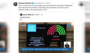 Ficha Limpia: Ezequiel Atauche denunció que “la casta se protege a sí misma” y pidió cambiar la forma de votar