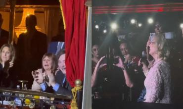 "Viva la libertad": Mirtha Legrand gritó el lema libertario frente a Javier Milei
