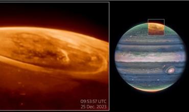 El telescopio Webb de la NASA reveló nuevos detalles de las auroras de Júpiter