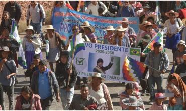 Comienza en Bolivia una caravana a favor de la inscripción de la candidatura presidencial de Evo Morales, pese a un fallo que lo prohíbe