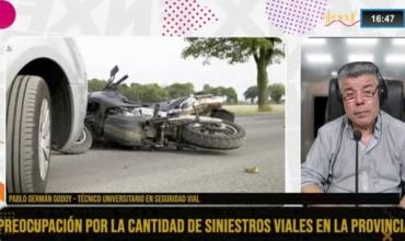 Pablo Germán Godoy, técnico universitario en Seguridad Vial, en Fenix: advierte que la educación es clave para prevenir siniestros viales