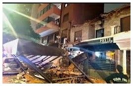 Derrumbe en un bar de Córdoba: colapsó un techo en Güemes y hay varios heridos