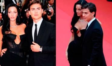 Oriana Sabatini y Paulo Dybala deslumbraron en la alfombra roja del Festival de Cannes