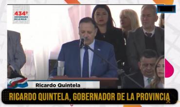 Quintela destacó la presencia del Estado y los avances en salud, educación y vivienda en el aniversario de la ciudad