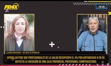 Claudia Contreras, secretaria general de APROSLAR reclama una solución previsional para profesionales de la salud ante la pérdida del adicional por antigüedad
