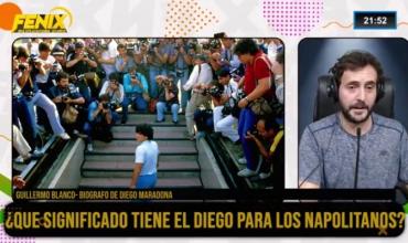 Guillermo Blanco, biógrafo de Diego Maradona, en Fenix FC: “Desde el primer día, Diego fue de los napolitanos”