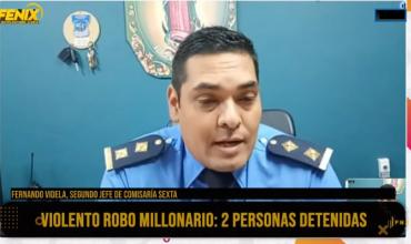 Robo millonario en Santa Justina: hay dos detenidos, pero aún no aparece el dinero