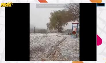 Nevadas tempranas en el oeste riojano: ya cae agua nieve en zonas altas de Chilecito y Villa Unión