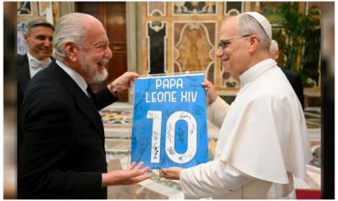 El Papa León XIV recibió al Napoli campeón: “Ganar el campeonato es mérito del equipo”