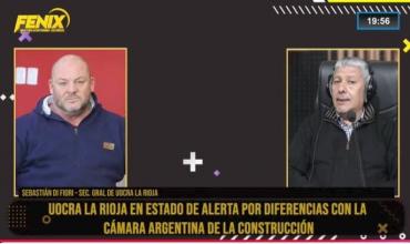 Sebastián Di Fiori, secretario general de UOCRA La Rioja: “Hoy el salario del trabajador de la construcción no es digno”