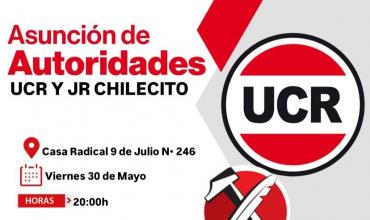 Nuevas autoridades asumen en la UCR y Juventud Radical de Chilecito