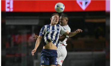 Talleres perdió con Sao Paulo por 2 a 1 y quedó eliminado en la Copa Libertadores