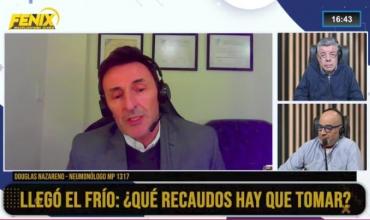 El neumonólogo Douglas Nazareno  advierte por el aumento de virus respiratorios con la llegada del frío