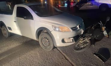 Una mujer resultó lesionada en choque en zona sur