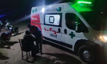 Caída de motocicleta en barrio Agrario: madre e hija resultaron con lesiones leves
