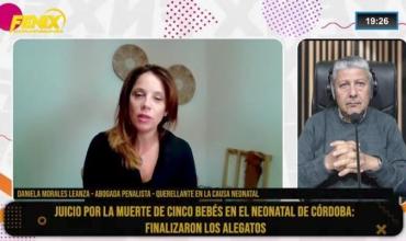 Daniela Morales Leanza, abogada querellante en el caso del Neonatal de Córdoba: “Tenemos certeza absoluta de que Brenda Agüero es responsable de todos los hechos”