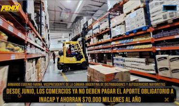 Armando Farina, de la Cámara de Mayoristas, celebró la eliminación del aporte obligatorio al INACAP: “Esto va a bajar los costos de las PyMEs y mejorar el servicio”