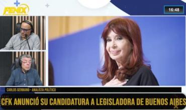 Carlos Germano analizó la candidatura de Cristina y la cautela de los gobernadores frente al gobierno nacional