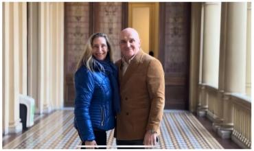 Karina Milei se mostró con José Luis Espert y confirmó: "Es mi candidato"