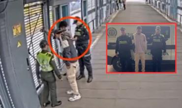 Captura de alias 'Heider' en Bogotá: presunto integrante del Clan del Golfo detenido en estación de TransMilenio