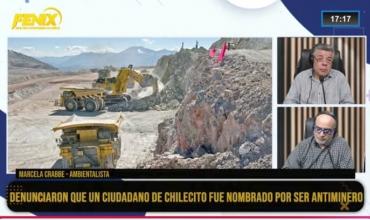  Marcela Crabbe, ambientalista de Chilecito: “Un chiquito ocioso fue premiado con un sueldo por ser antiminero”