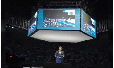 Javier Milei en un foro económico de Madrid: "En 2026, la inflación en la Argentina será historia del pasado"