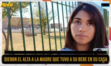 Alta médica para la madre que dio a luz en su hogar, mientras su bebé lucha por su vida en terapia