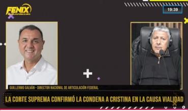 Guillermo Galván, tras la condena a CFK: “Esto marca un antes y un después, es una condena ejemplar”