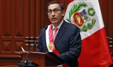 Perú: El Congreso inhabilita por 10 años al ex presidente Martín Vizcarra