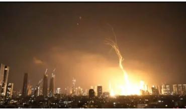  Israel bajo ataque: Irán lanzó más de 150 misiles y hay explosiones en Tel Aviv y Jerusalén