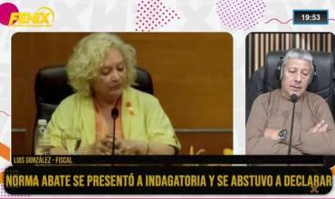 Luis González, fiscal: “Después de tres ausencias, finalmente Norma Abate se presentó y se abstuvo de declarar”
