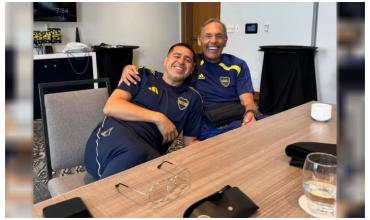 “Todos juntos, vamos Boca”: Riquelme y Russo, unidos antes del choque con el Bayern