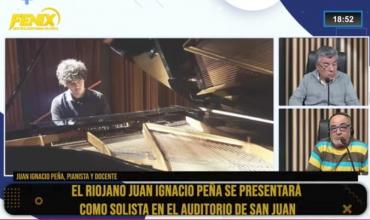 El riojano Juan Ignacio Peña se presentará como solista en el auditorio de San Juan