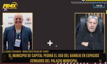 El municipio de Capital pedirá el uso del barbijo en espacios cerrados del Palacio Municipal