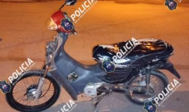 Chilecito: un joven quedó inconsciente tras un violento choque entre motos