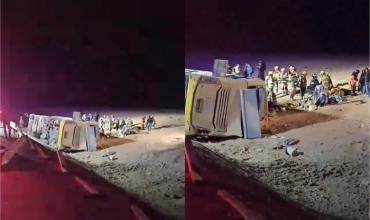Tragedia en Chile: volcó un micro argentino y dejó cuatro muertos y múltiples heridos