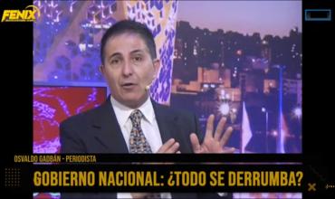 Osvaldo Gadban en Fénix: “El Gobierno nacional está abriendo el paraguas porque en noviembre, diciembre o enero vuela todo”.