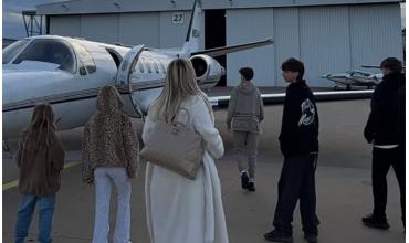 Wanda Nara viajó con sus 5 hijos a Bariloche de vacaciones de invierno: frío, nieve y mucho amor