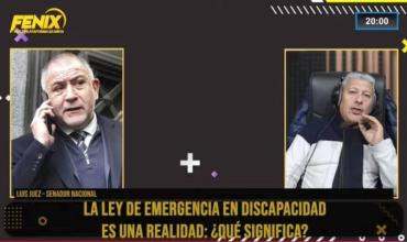 Luis Juez habló sobre la ley de emergencia en discapacidad y cuestionó el uso político de los recursos