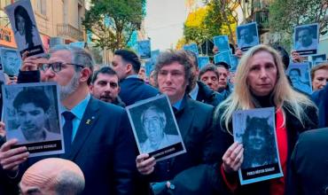 Javier Milei encabeza el acto central de conmemoración a 31 años del atentado a la AMIA