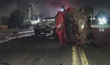 Tragedia en Tandil: un joven murió en un triple choque sobre la Ruta 226