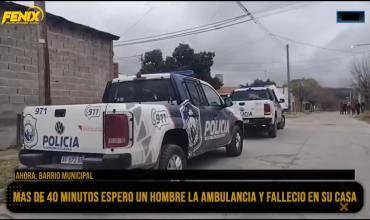 Barrio Municipal: una persona falleció tras descompensarse y esperar 40 minutos por una ambulancia