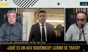 Dr. Oscar Villalba explicó qué es un ACV isquémico y advirtió sobre el aumento de casos en jóvenes