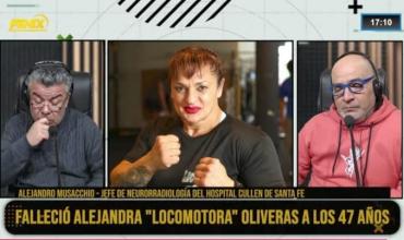 Falleció Alejandra "Locomotora" Oliveras a los 47 años
